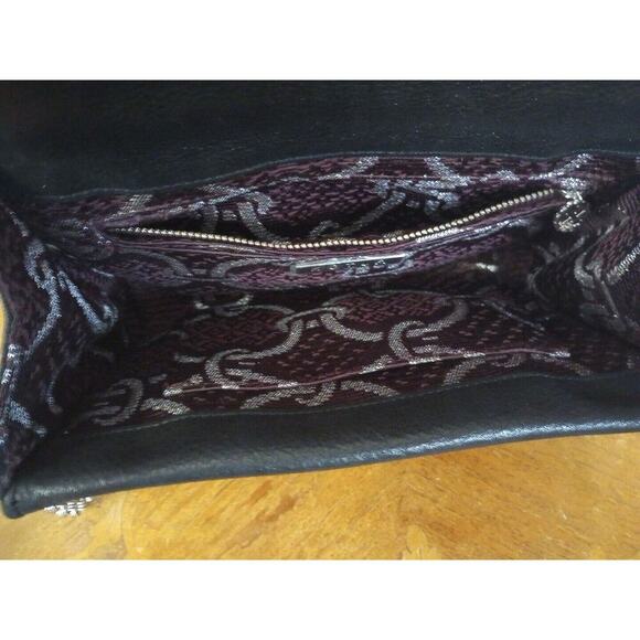 Kotur Leather Zebra Pattern Purse Shoulder Chain NWOT Reg. $536 Black white - Picture 7 of 13